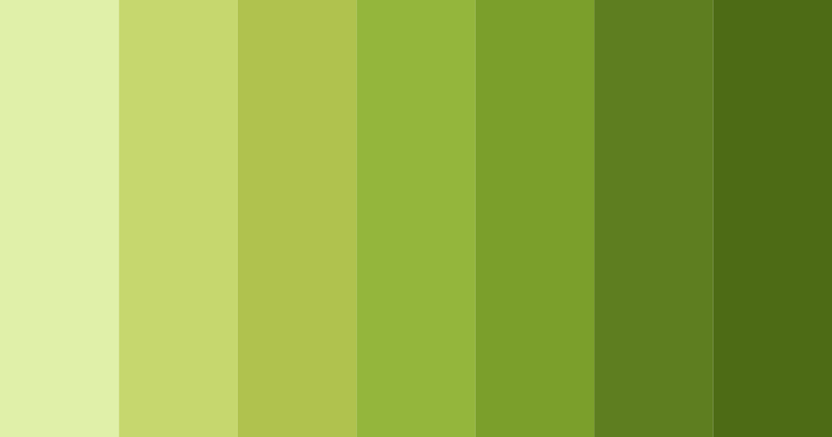 Download lemon green delight color palette PNG image (landscape)