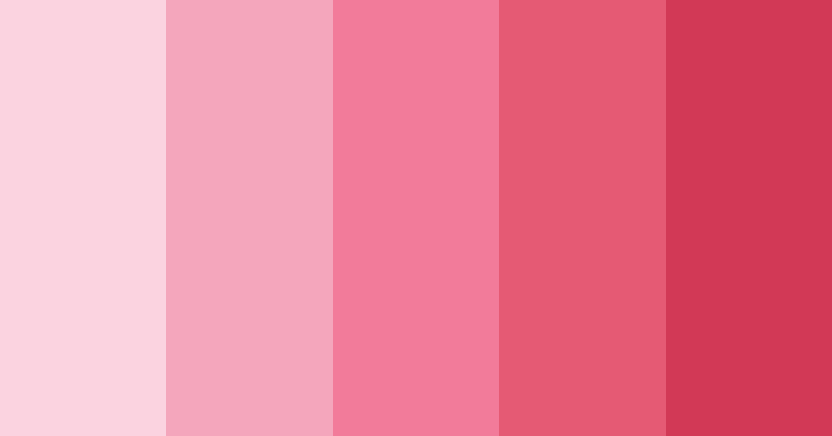Download warm pink color palette PNG image (landscape)