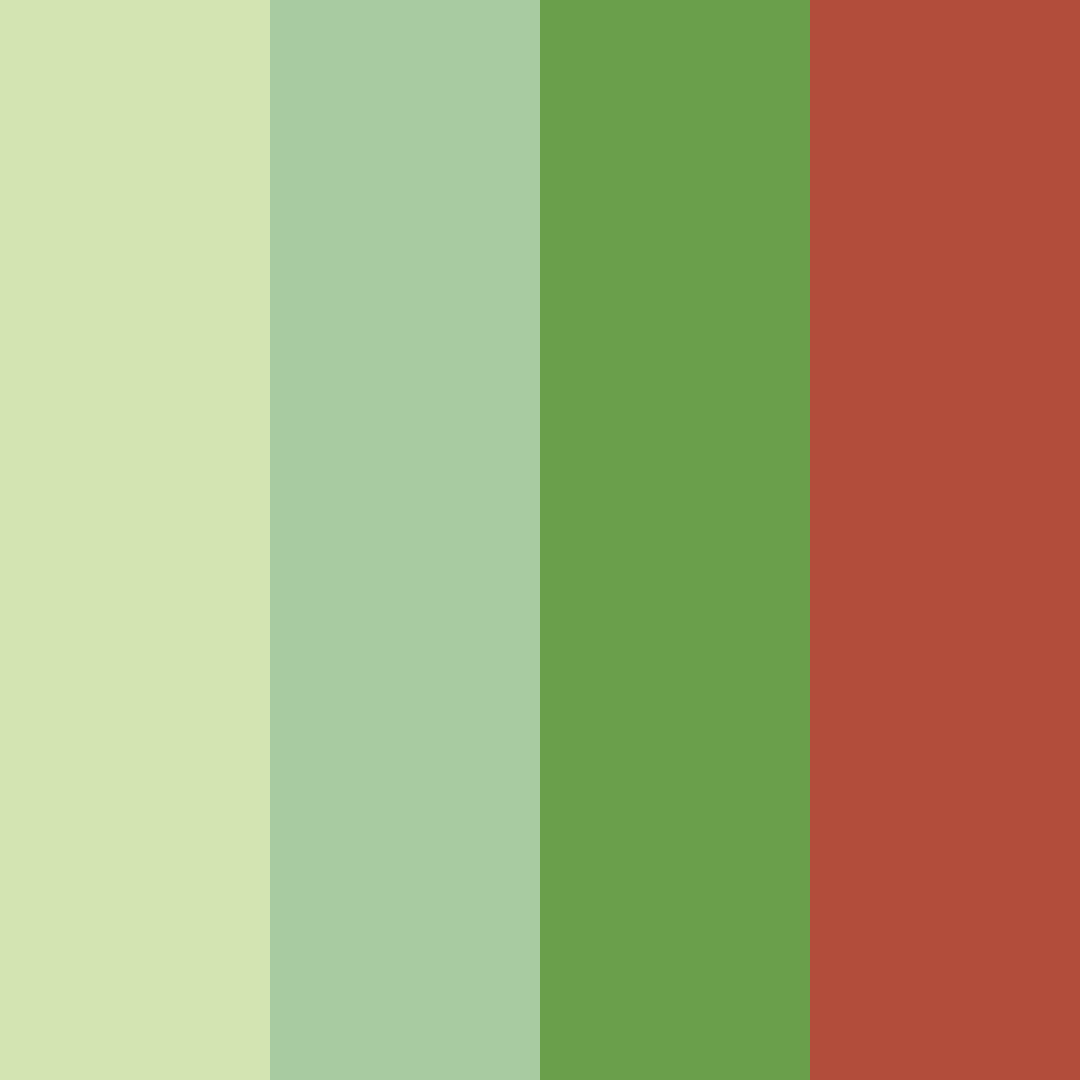 Download verdant ember elegance color palette PNG image (square)