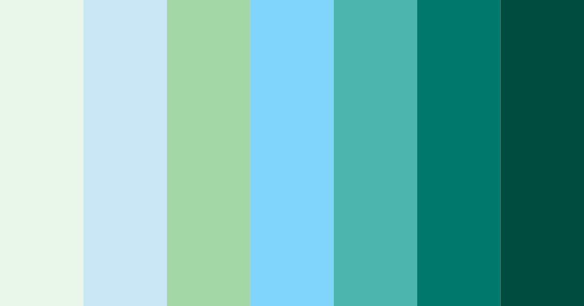 Download serene oasis color palette PNG image (landscape)