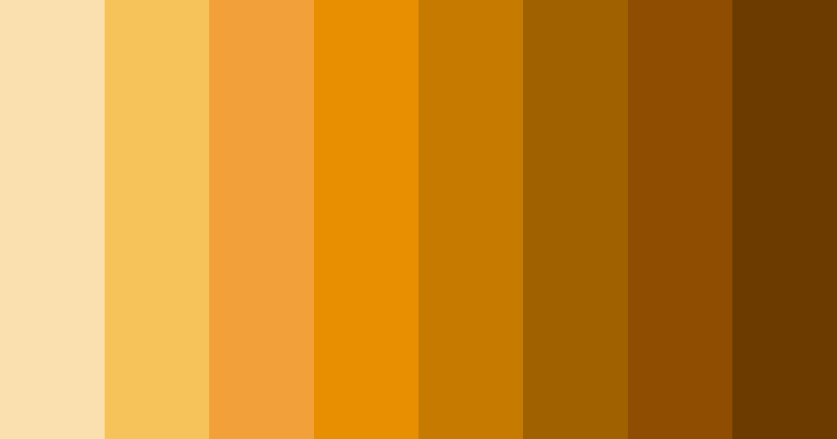Download mustard sunrise color palette PNG image (landscape)