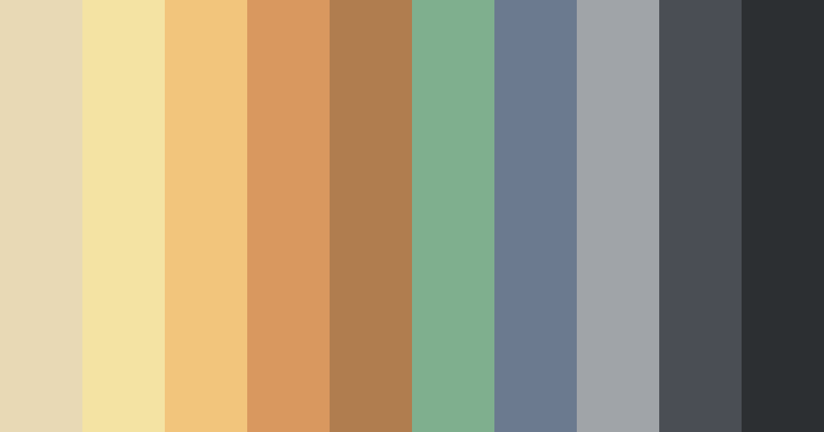 Download natural hues color palette PNG image (landscape)