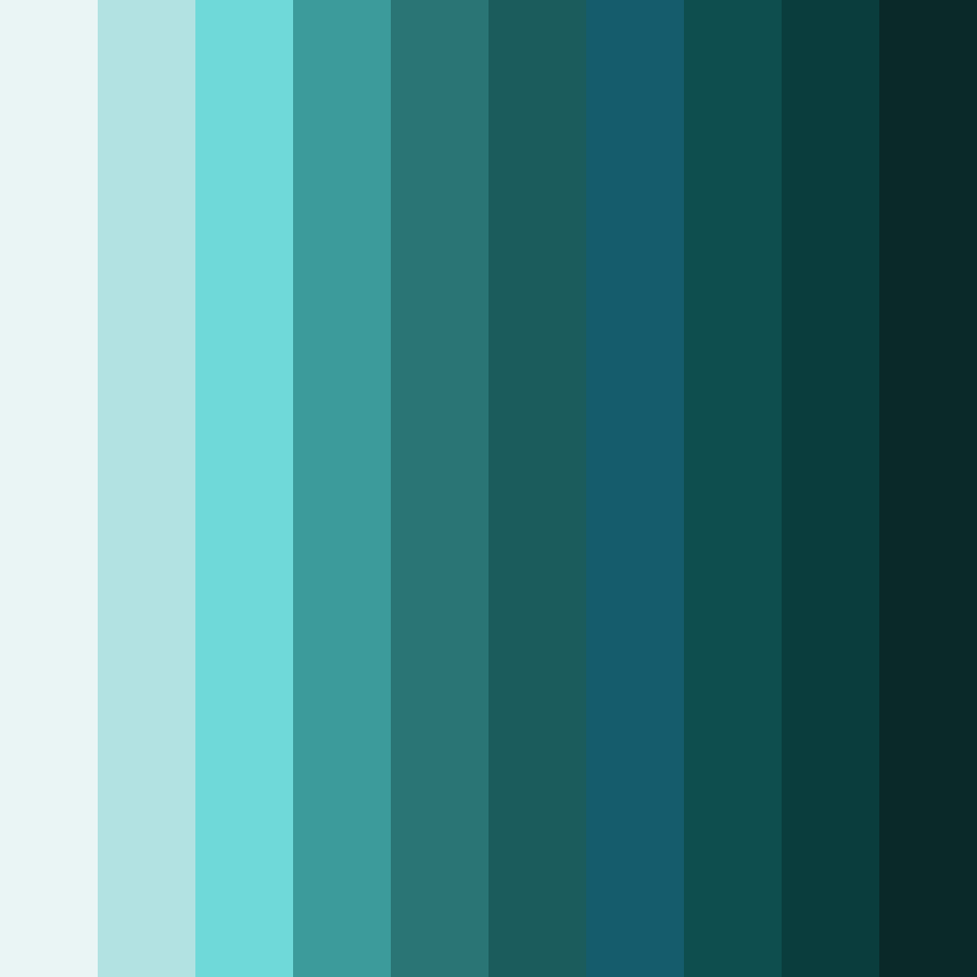 Download teal motion color palette PNG image (square)