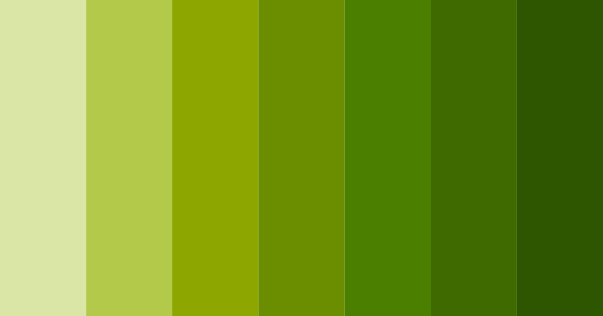 Download dark yellow green color palette PNG image (landscape)