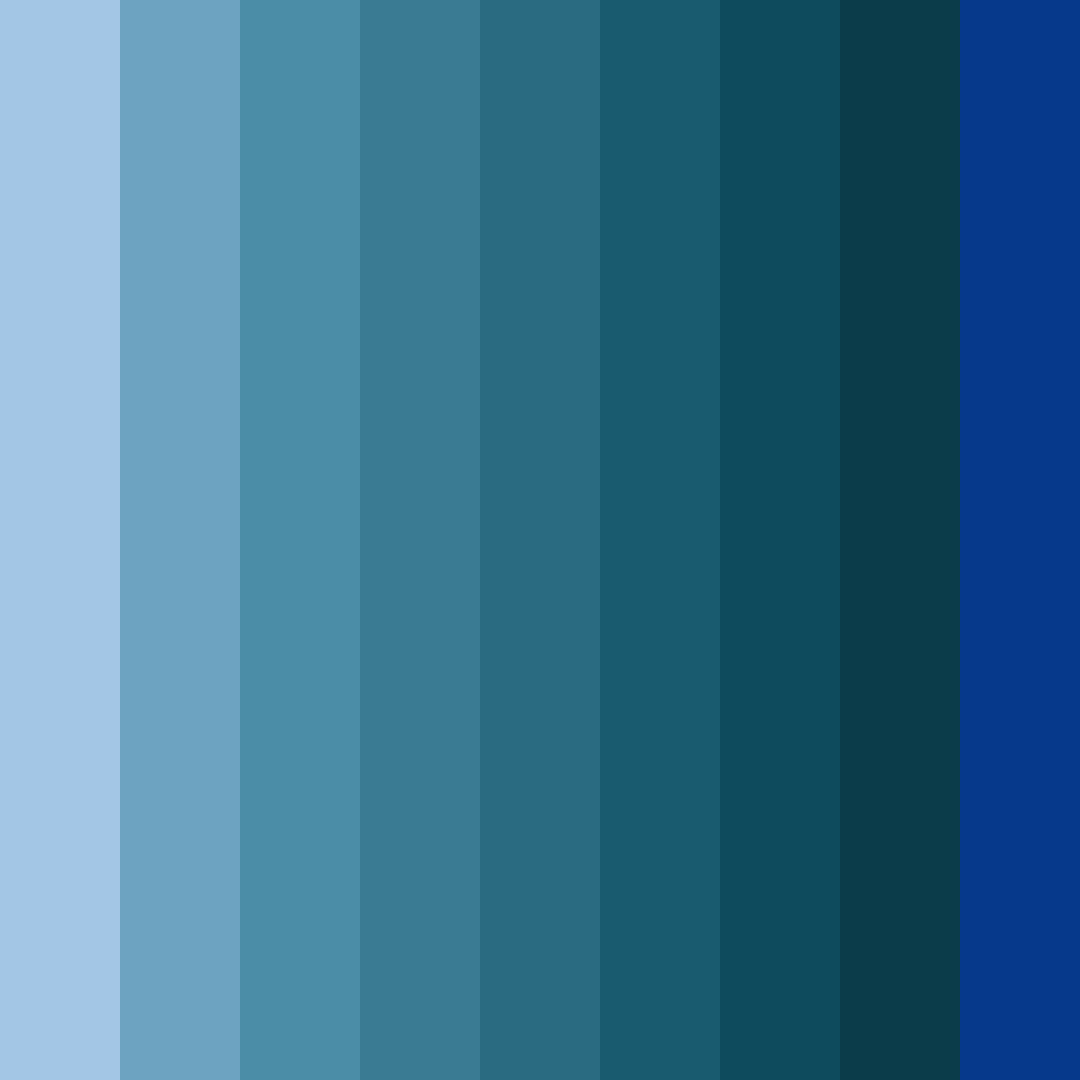 Download oceanic tranquility color palette PNG image (square)