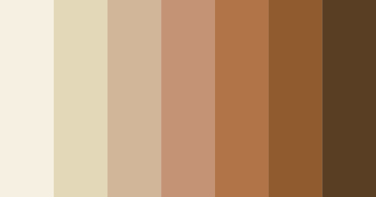Download wooden cream color palette PNG image (landscape)