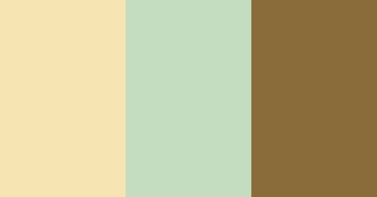 Download golden green color palette PNG image (landscape)