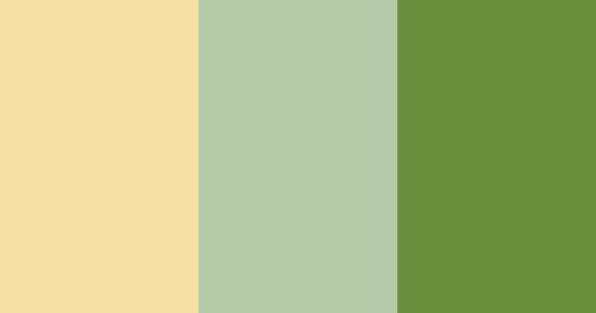 Download creamy green color palette PNG image (landscape)