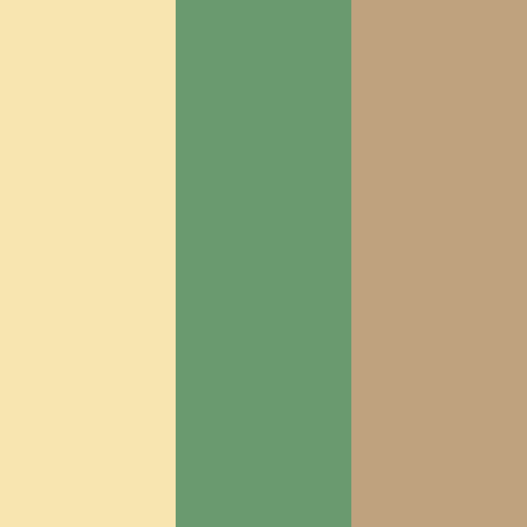 Download creamy green color palette PNG image (square)