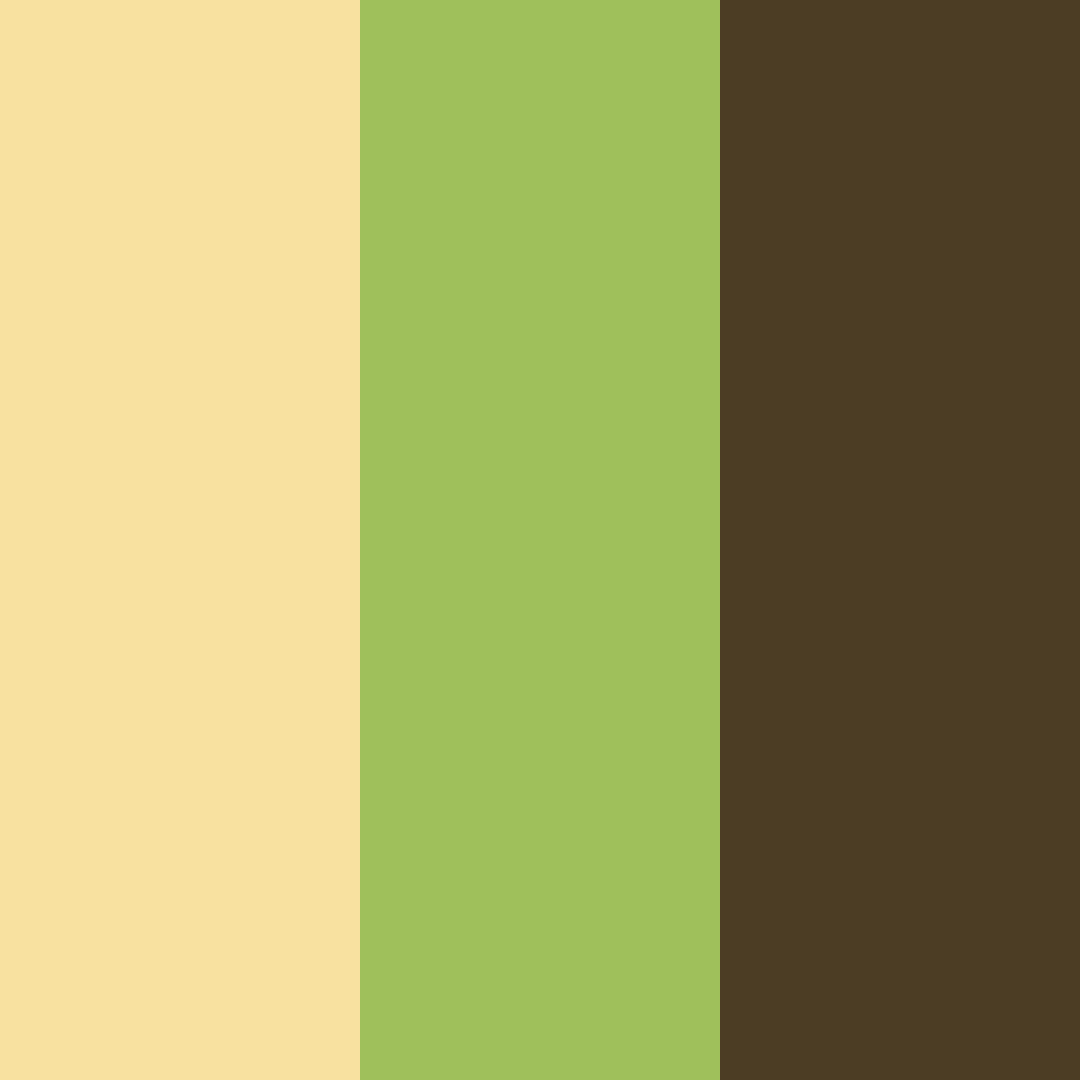 Download golden green dream color palette PNG image (square)