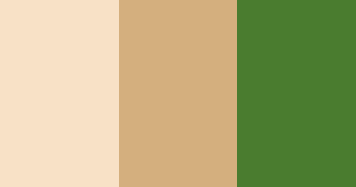 Download golden green color palette PNG image (landscape)