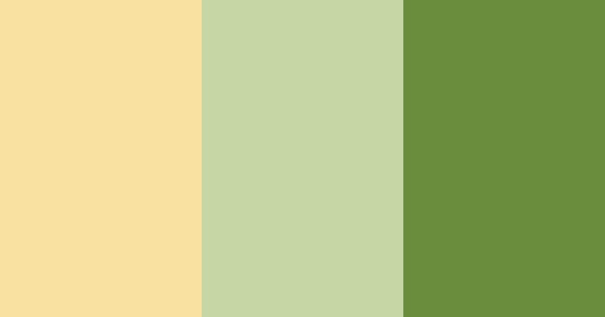 Download creamy green color palette PNG image (landscape)