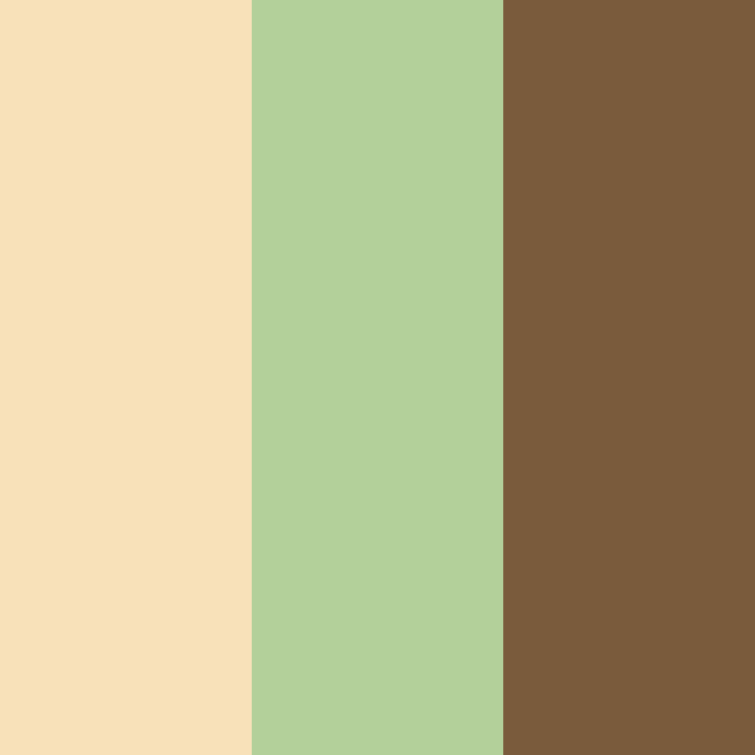 Download golden cream and forest whisper color palette PNG image (square)