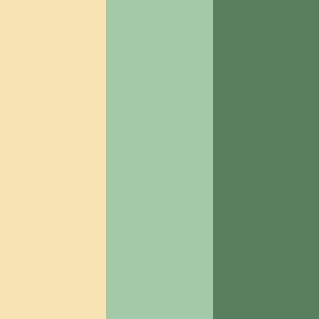 Download golden cream meadow color palette PNG image (square)