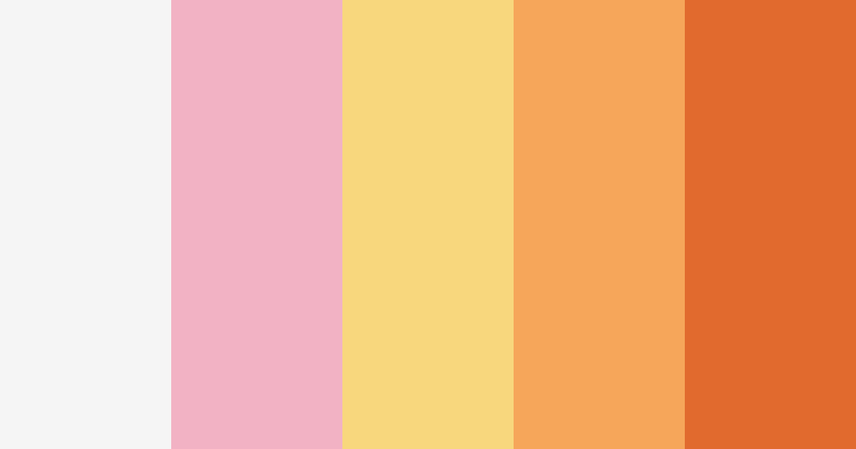 Download sunset blush color palette PNG image (landscape)