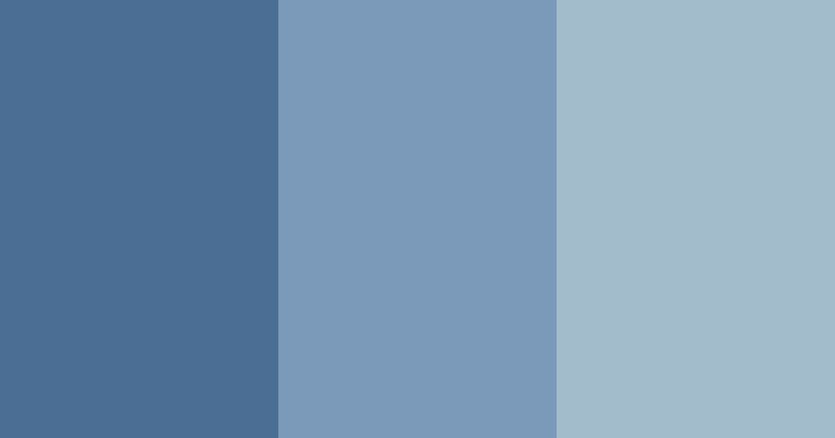 Download blue horizon color palette PNG image (landscape)