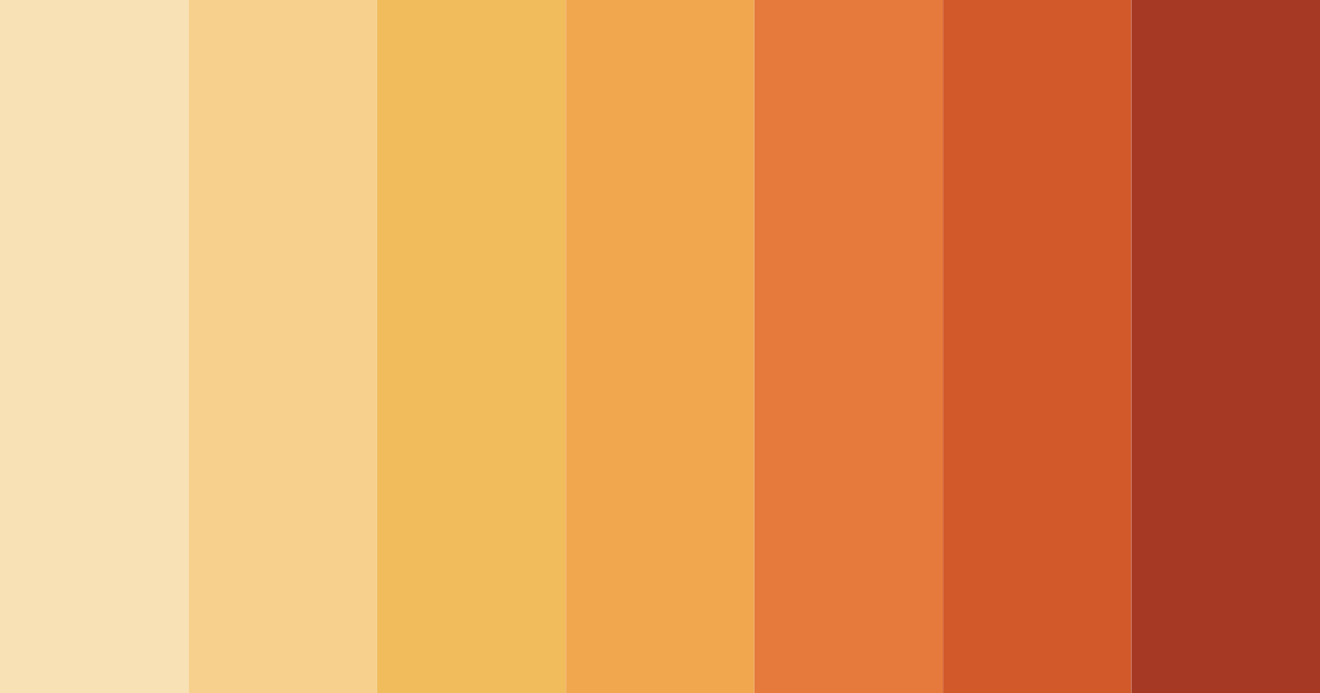Download autumn ember glow color palette PNG image (landscape)