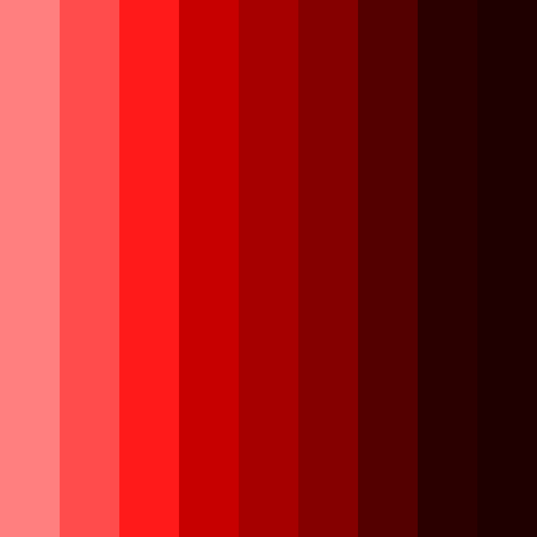 Download infernal crimson color palette PNG image (square)