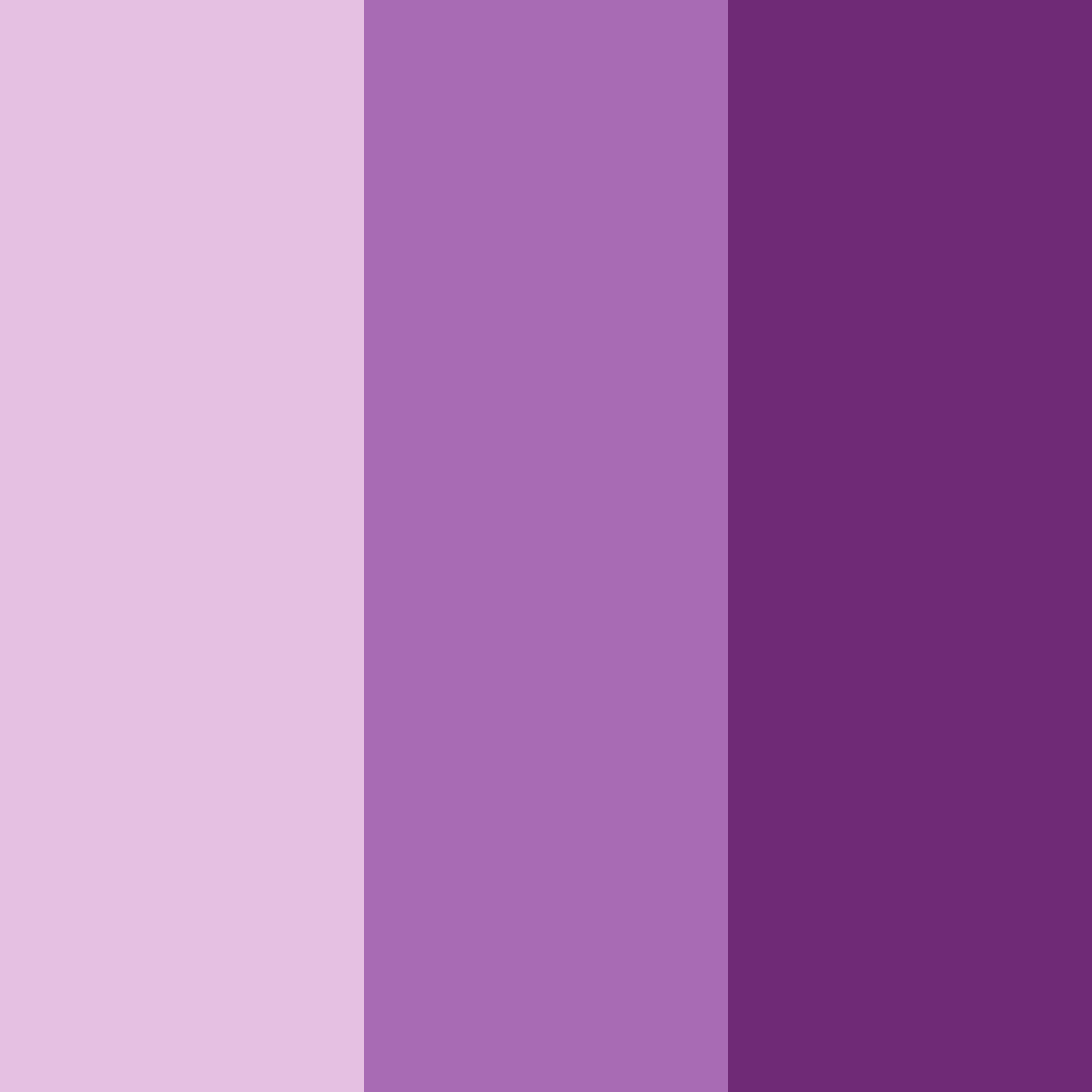 Download shades of purple color palette PNG image (square)