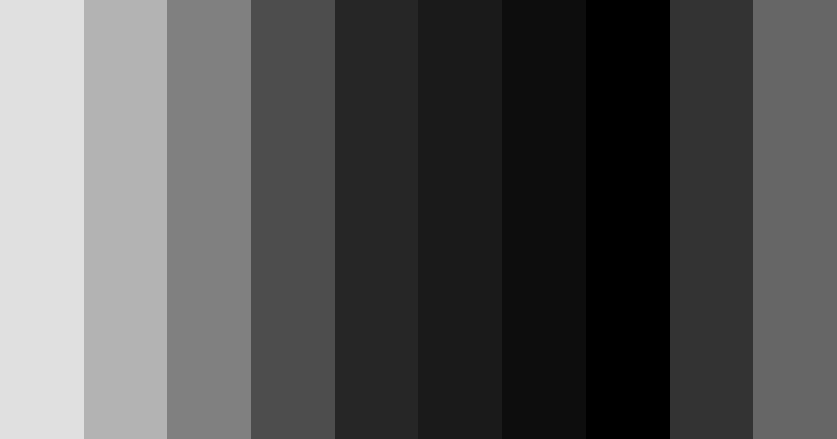 Download shades of obsidian color palette PNG image (landscape)