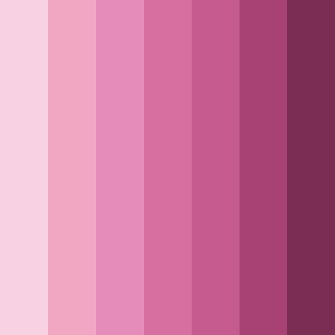 Download soft pink color palette PNG image (square)