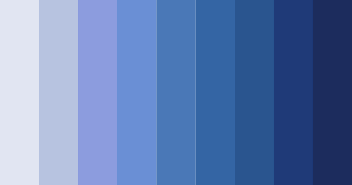 Download serenity in blue color palette PNG image (landscape)