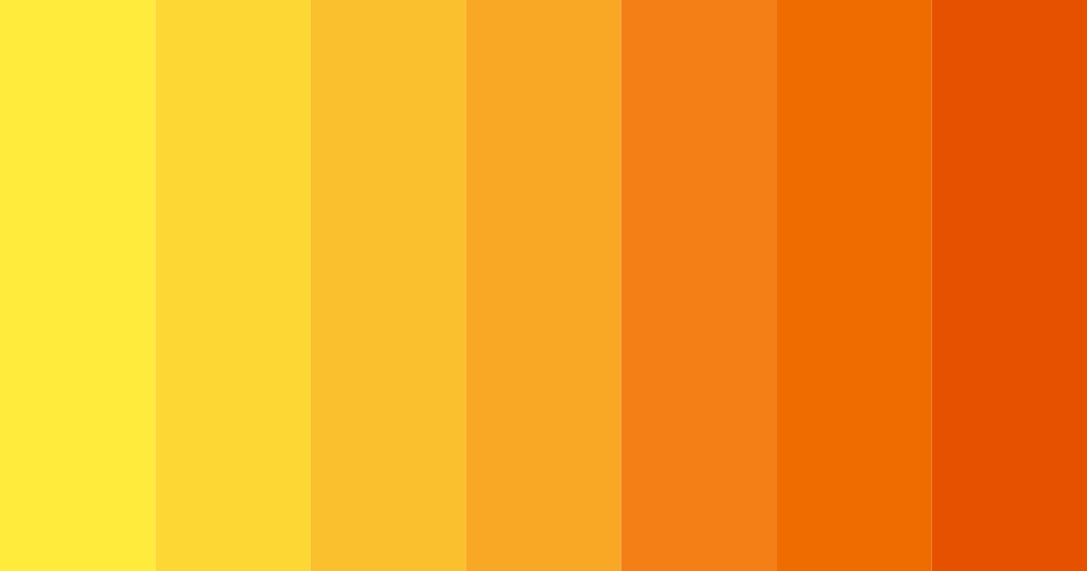 Download golden sunset blaze color palette PNG image (landscape)