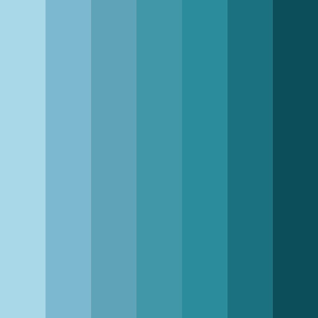 Download light ocean color palette PNG image (square)