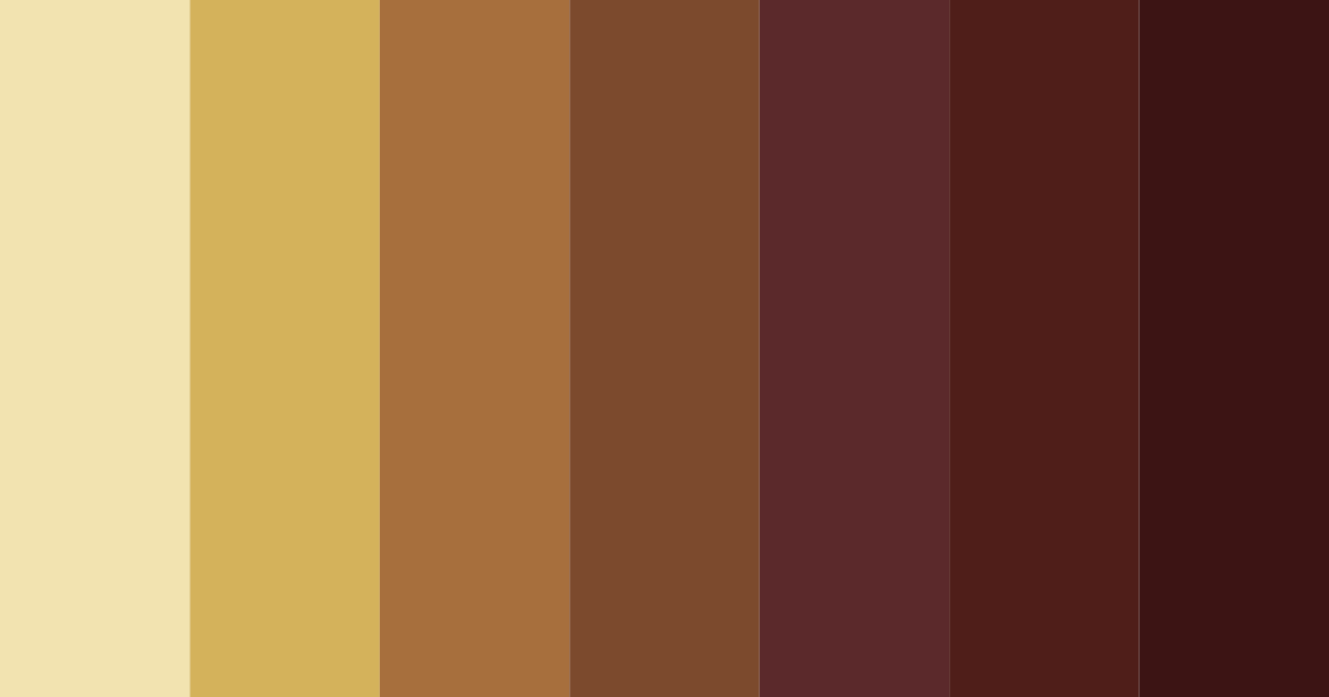 Download brown autumn color palette PNG image (landscape)