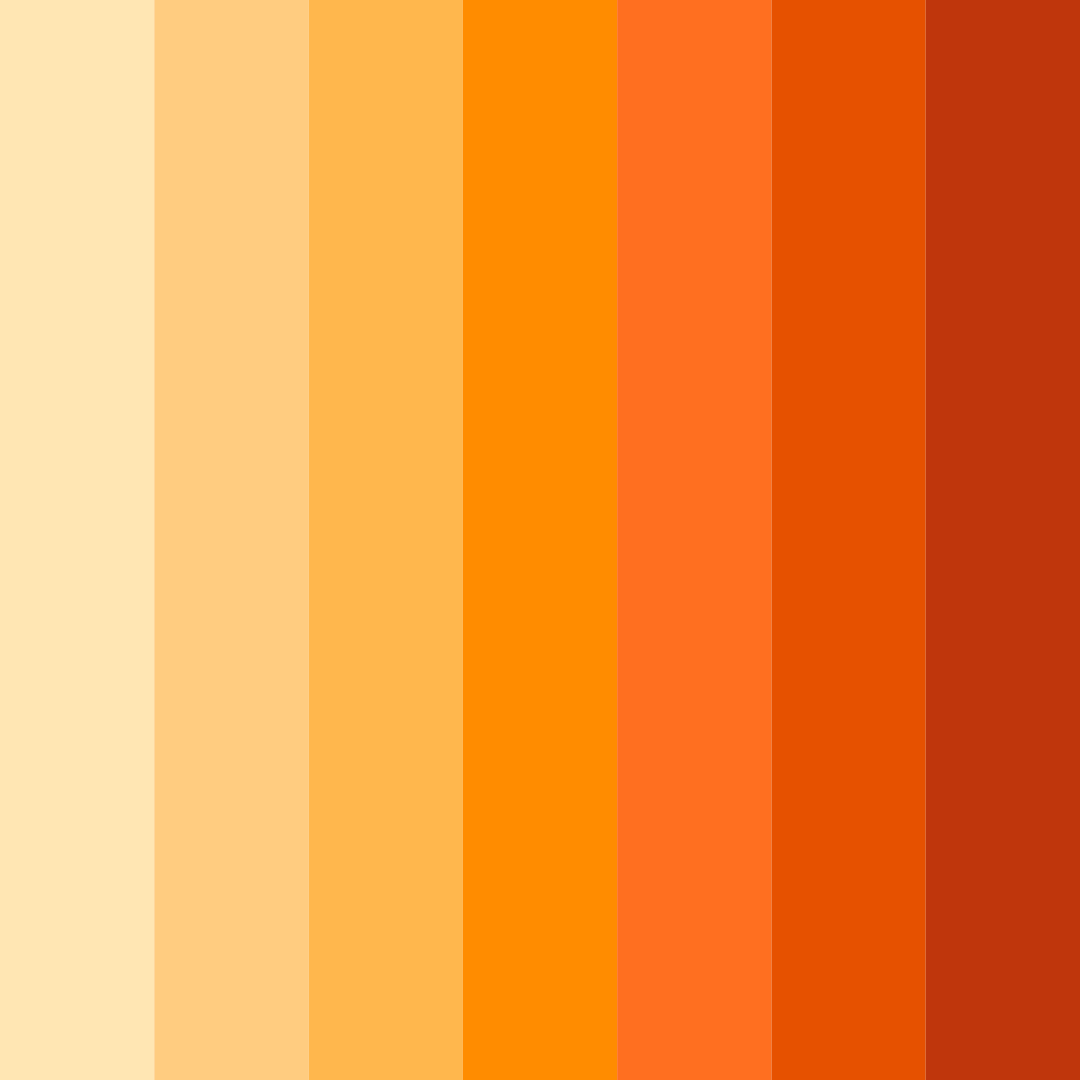 Download sunset harvest color palette PNG image (square)
