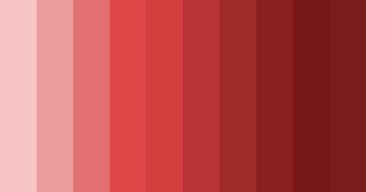 Download dark red color palette PNG image (landscape)