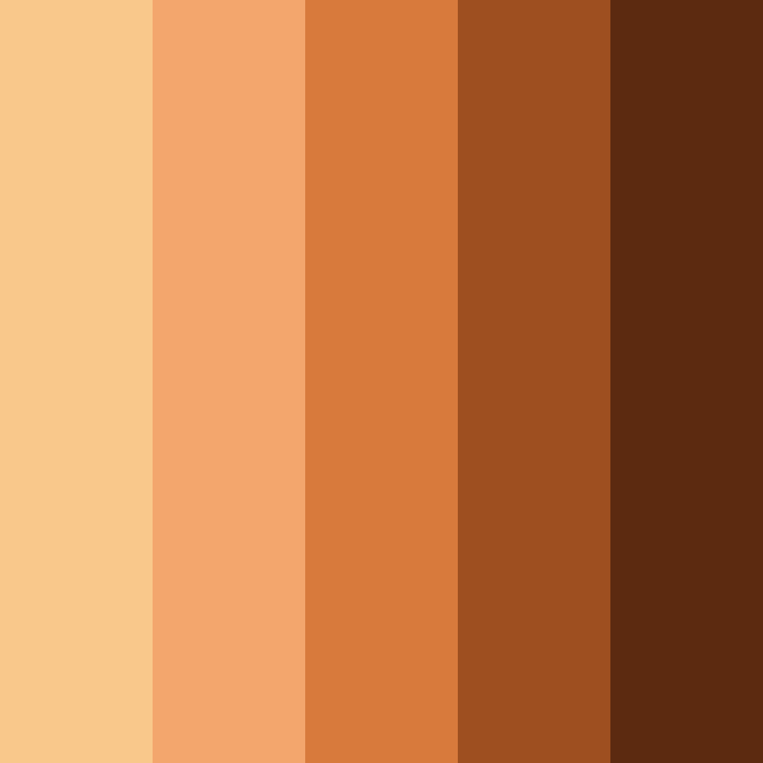 Download harvest ember color palette PNG image (square)