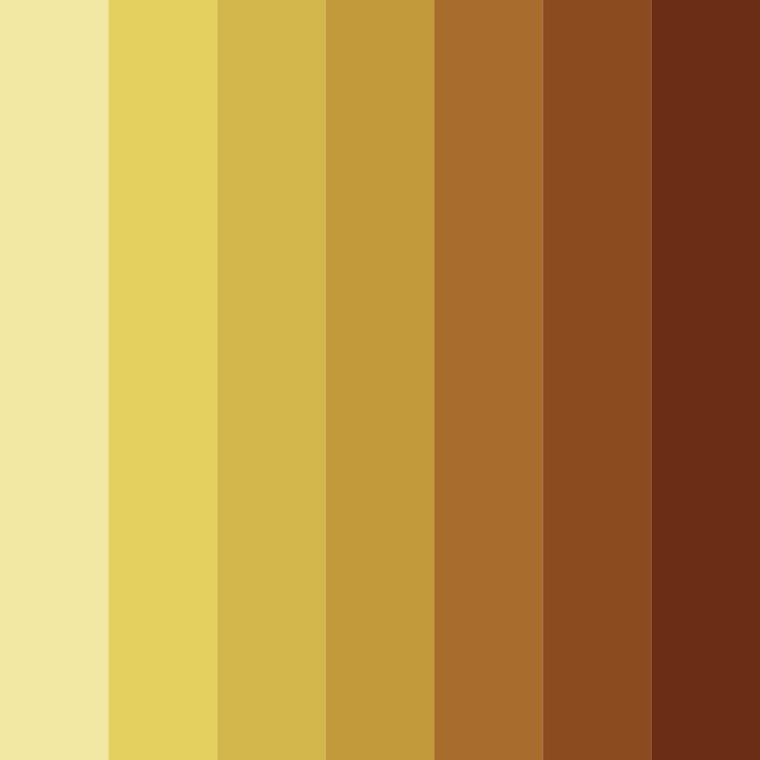 Download golden autumn whisper color palette PNG image (square)