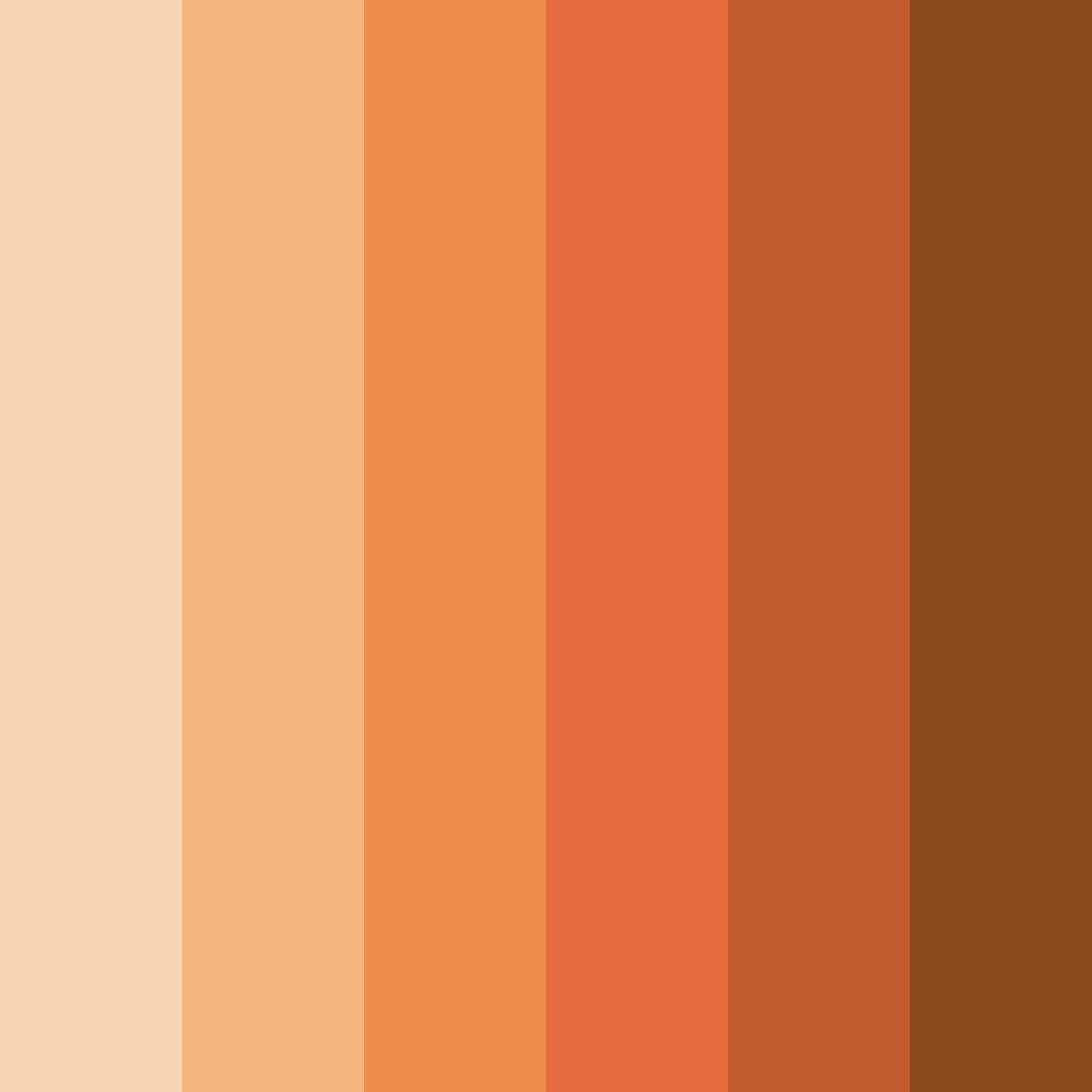 Download sunset orchard color palette PNG image (square)