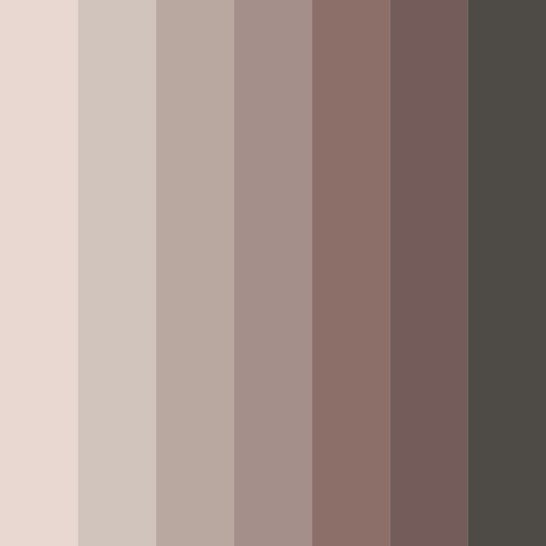 Download coastal elegance color palette PNG image (square)