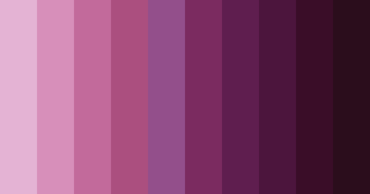 Download warm plum color palette PNG image (landscape)