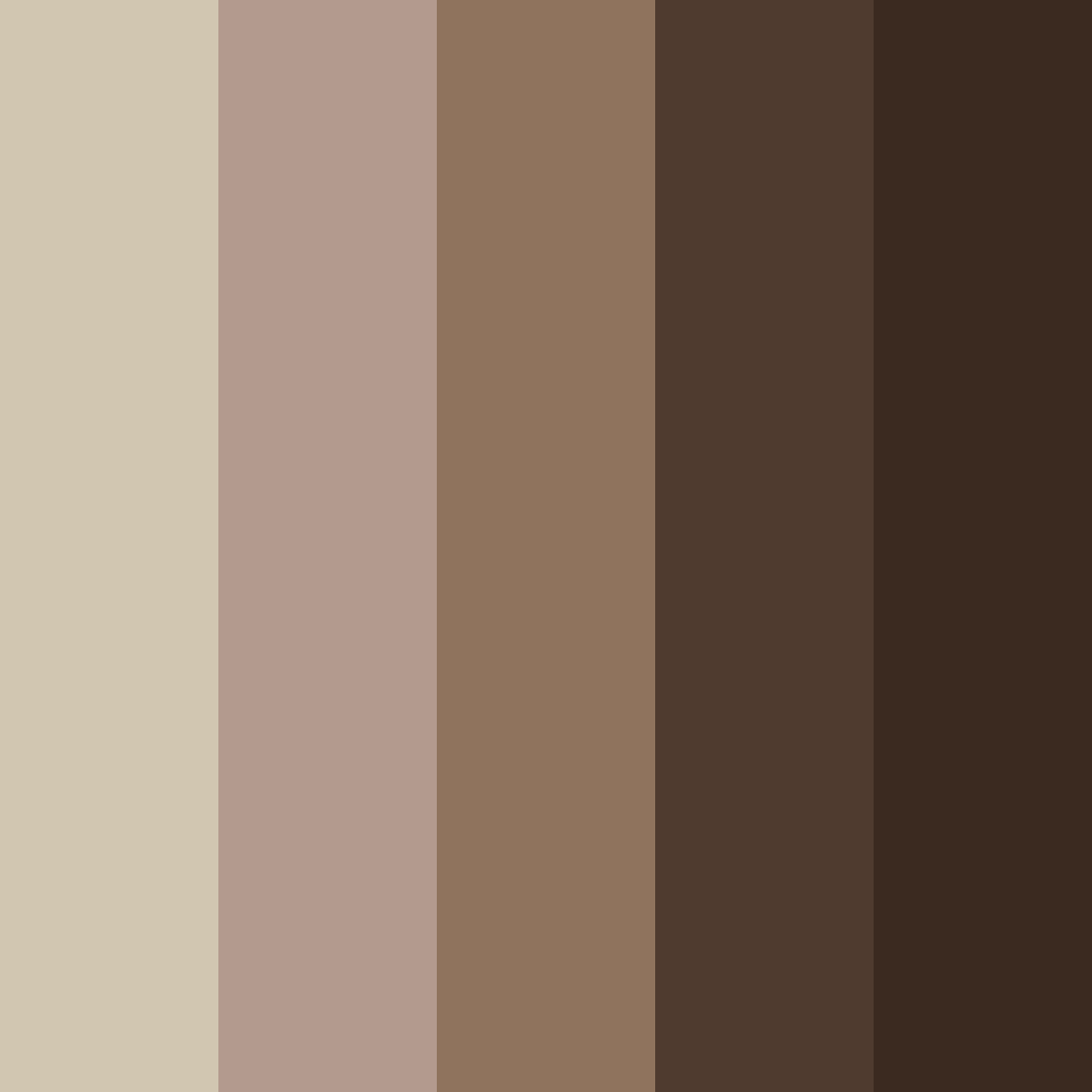 Download shades of taupe color palette PNG image (square)