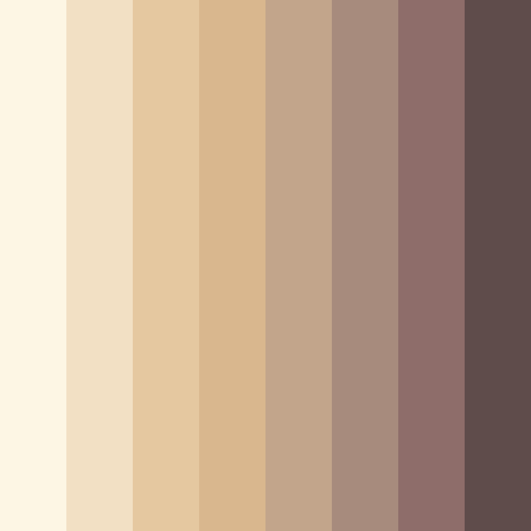 Download vanilla blossom color palette PNG image (square)