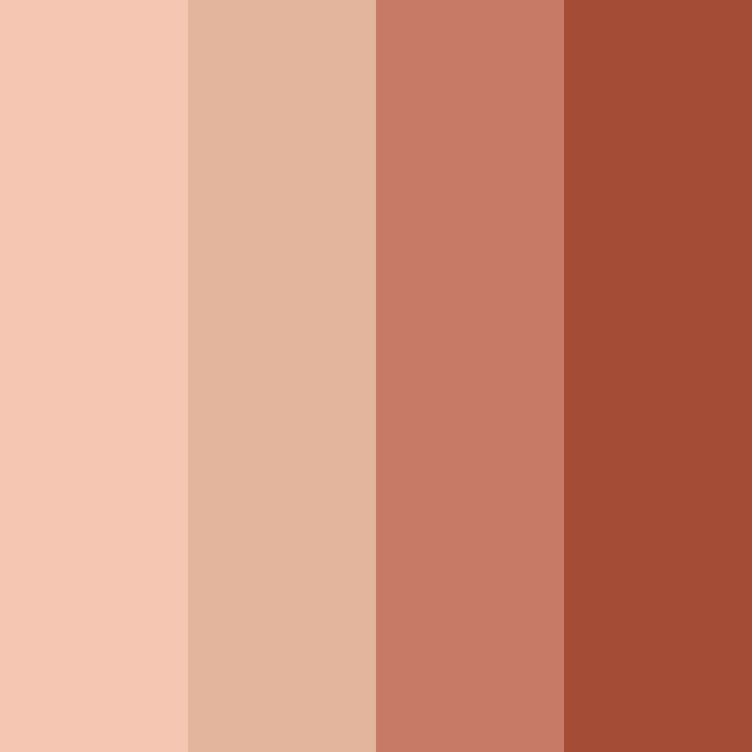 Download desert sunrise color palette PNG image (square)
