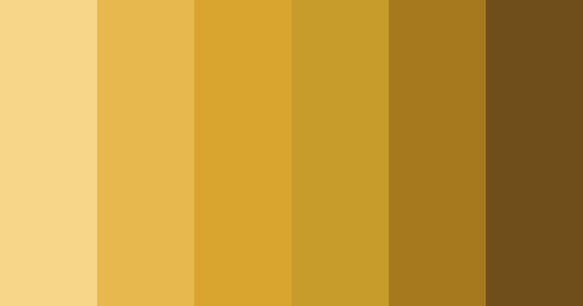 Download golden nectar color palette PNG image (landscape)