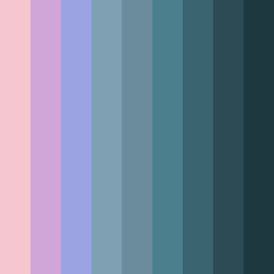 Download ethereal shadows color palette PNG image (square)