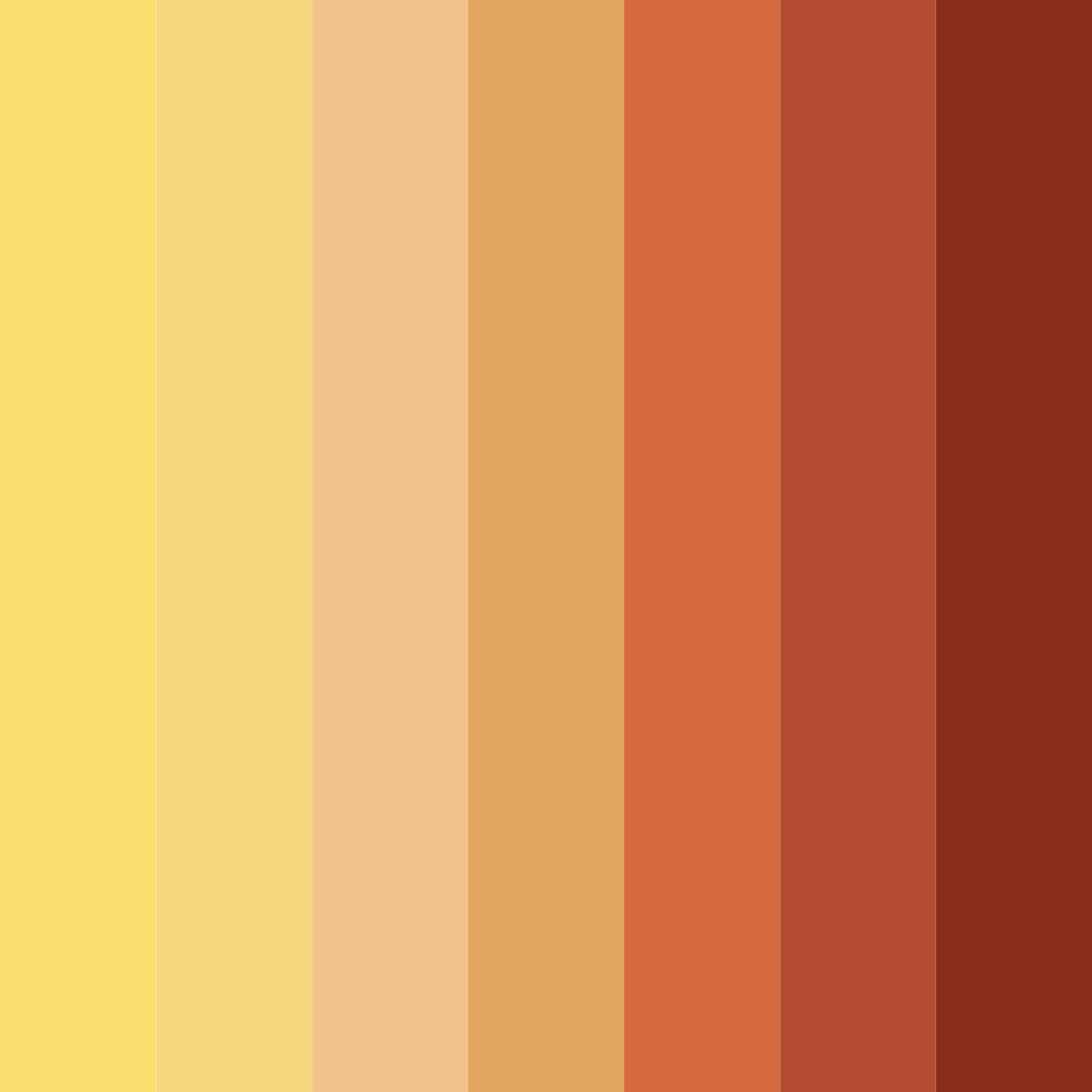 Download sunlit garden bliss color palette PNG image (square)