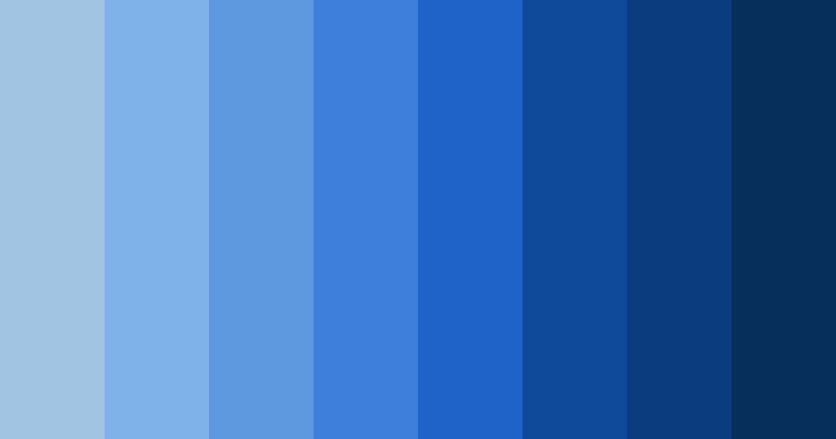 Download dark blue serenity color palette PNG image (landscape)