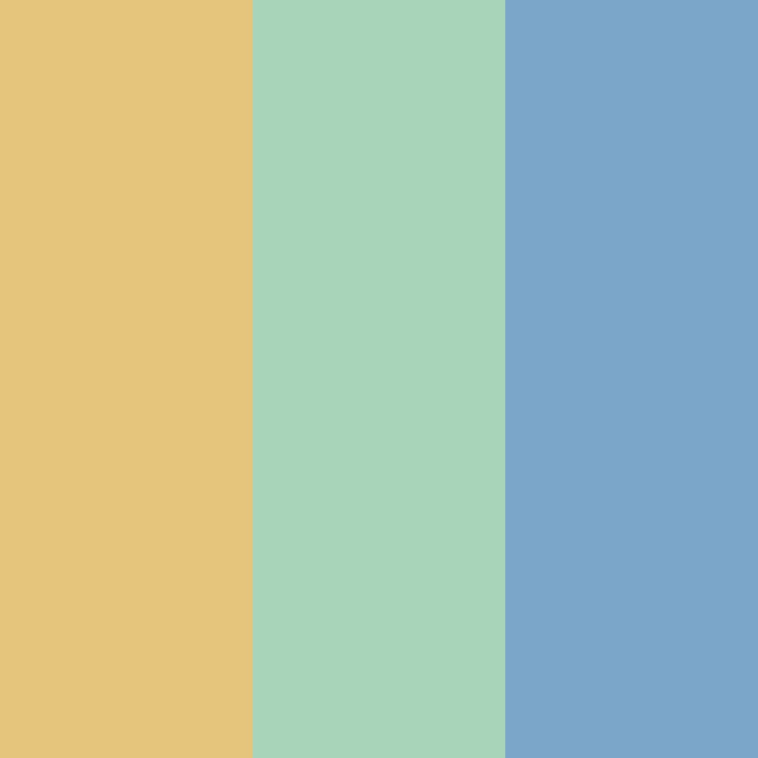 Download soft blue color palette PNG image (square)