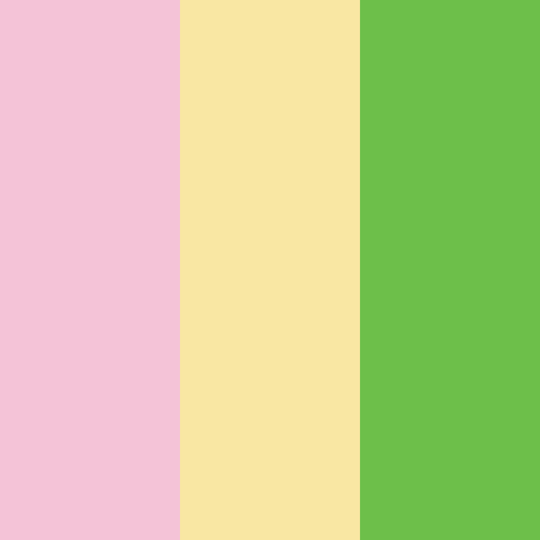 Download pink gold green color palette PNG image (square)