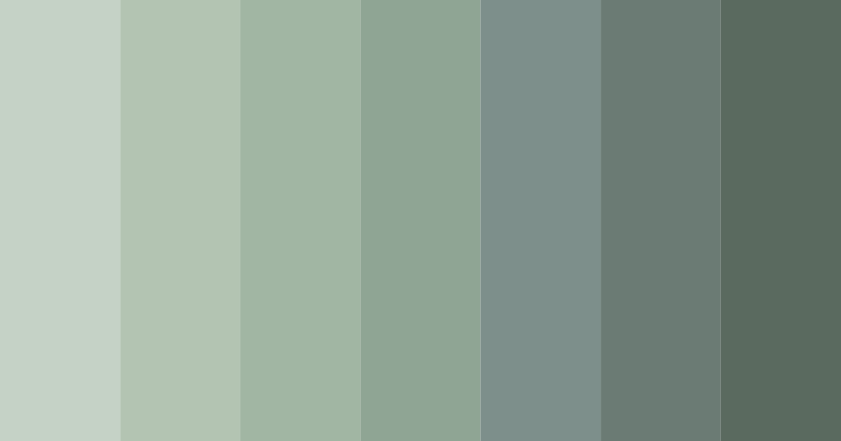 Download whispering forest color palette PNG image (landscape)