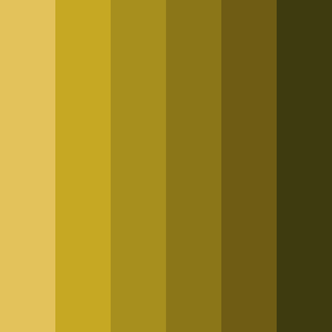 Download golden oak color palette PNG image (square)