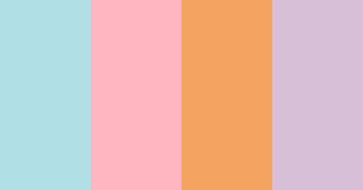 Download pastel beach sunrise color palette PNG image (landscape)