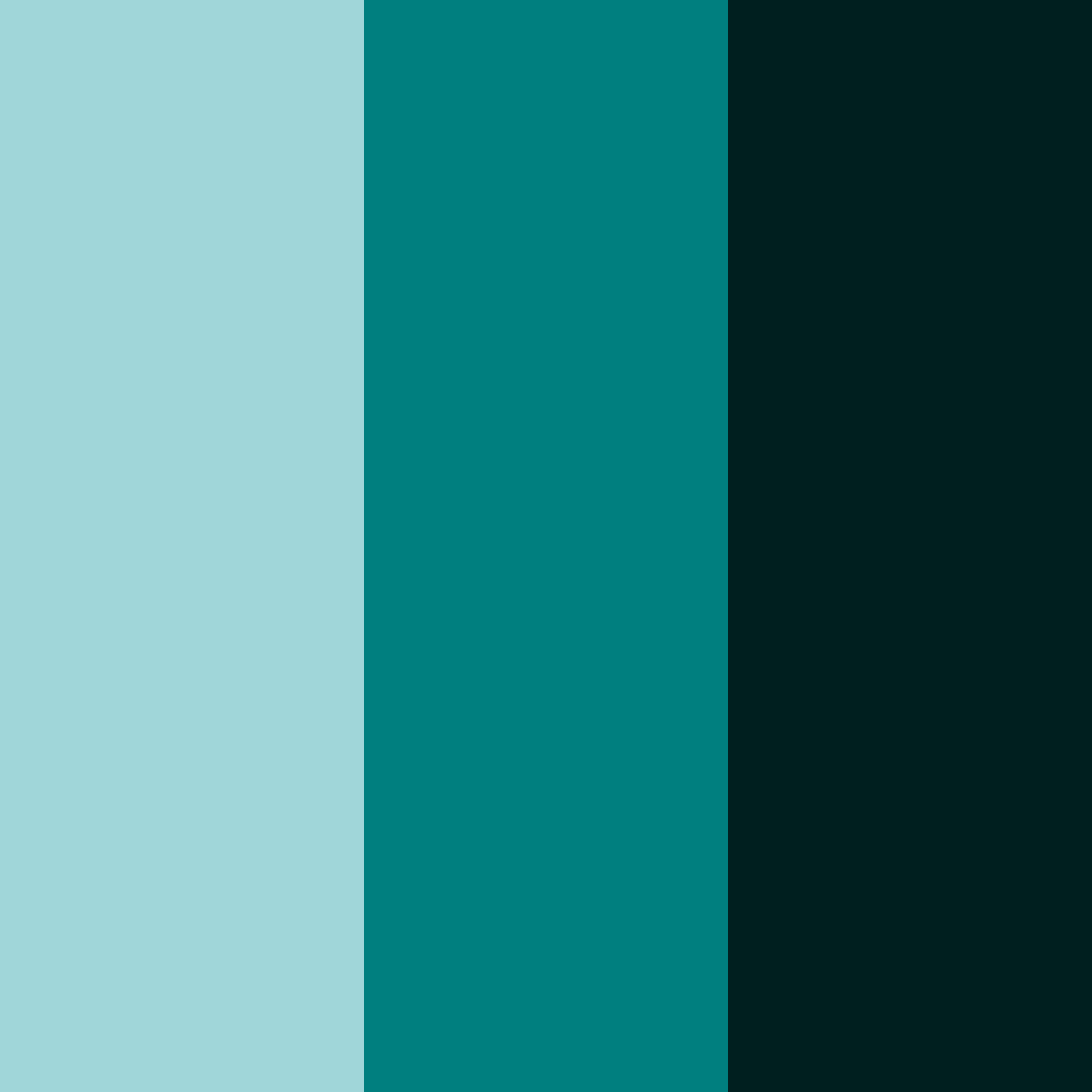 Download teal tide color palette PNG image (square)