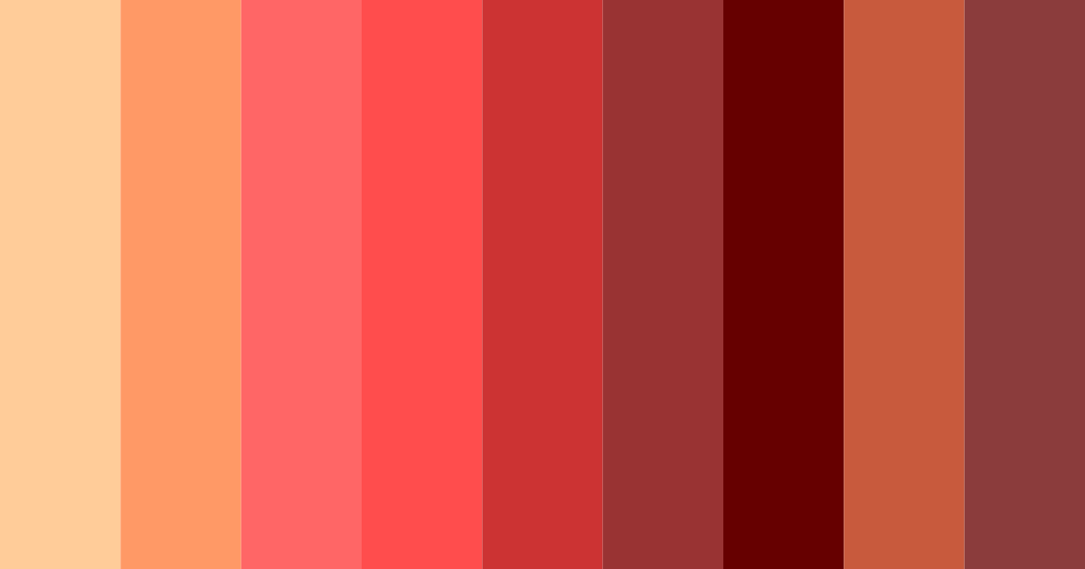 Download martian sunset color palette PNG image (landscape)